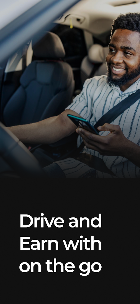 HitchPayRide driver app home screen
